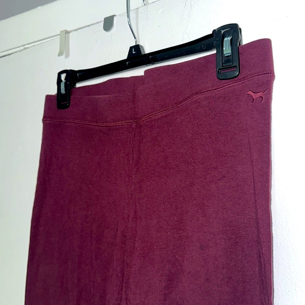 PINK Victoria's Secret Plum Leggings